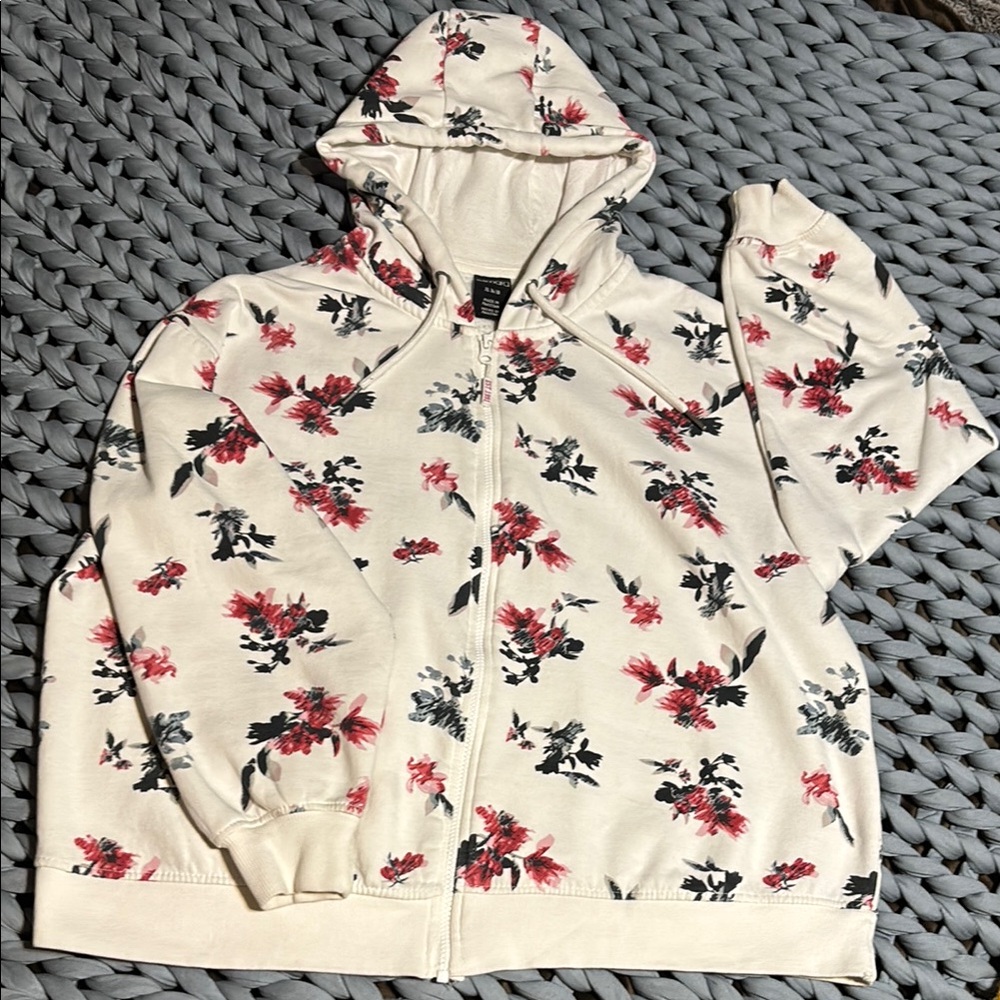Floral Zip-Up ESAMARA Hoodie